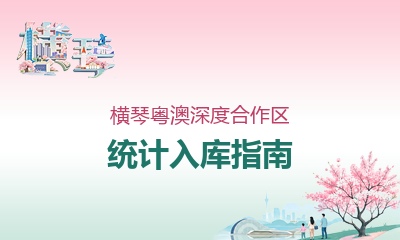 横琴粤澳深度合作区统计入库指南